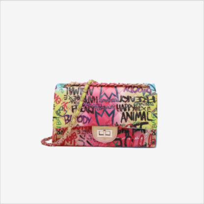 Graffiti Happy Animal Buckle Purse - Image 3