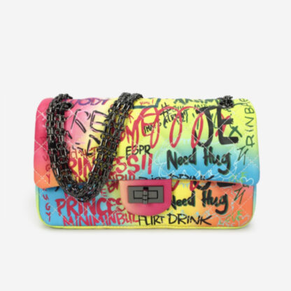 Graffiti Flirt Buckle Purse