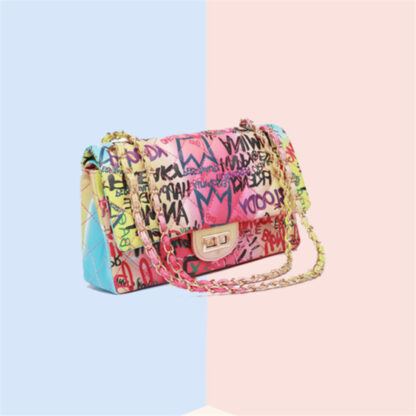 Graffiti Happy Animal Buckle Purse - Image 2
