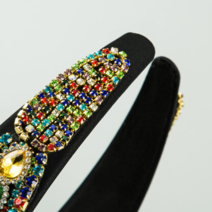 Baroque Rhinestone Headband - Image 4
