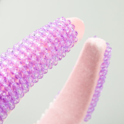 Beaded Velvet Headband - Image 4
