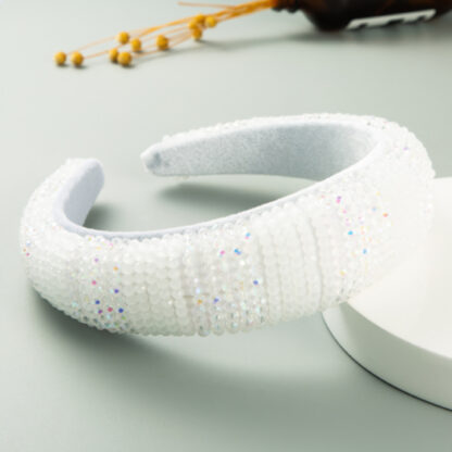 Beaded Velvet Headband - Image 8