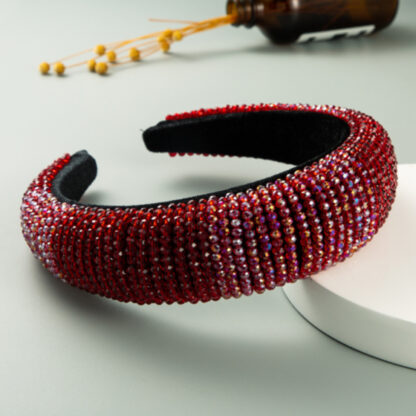 Beaded Velvet Headband - Image 6
