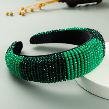 Beaded Velvet Headband - Image 5