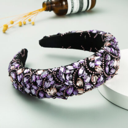 Vintage Rhinestone Headband - Image 6