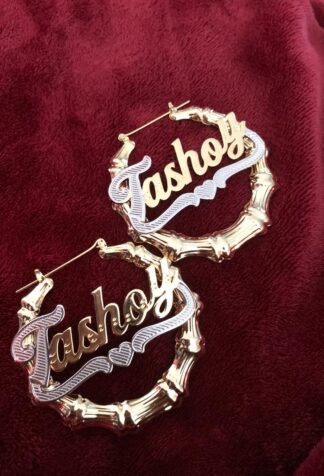 Custom Bamboo Earrings