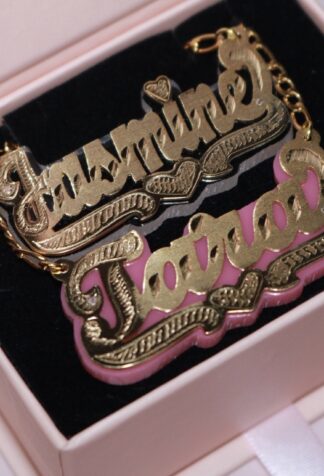 Stylish Glitter/Colour Custom Necklace