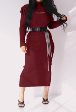 Autumn 2 Piece Classy Dress Set