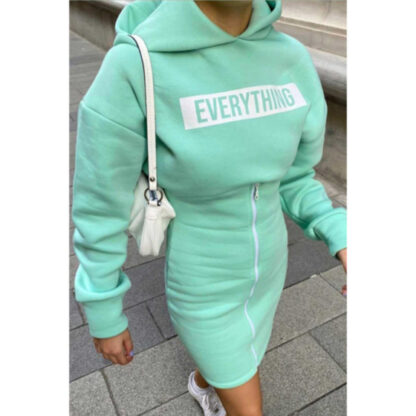 Autumn Everything Hooded Dress - Image 3