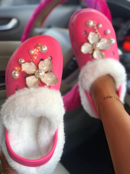 Beaded Flower Sandals