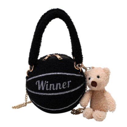 Winter Wool Basketball Handbag - Image 18