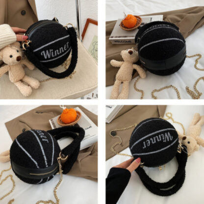 Winter Wool Basketball Handbag - Image 20