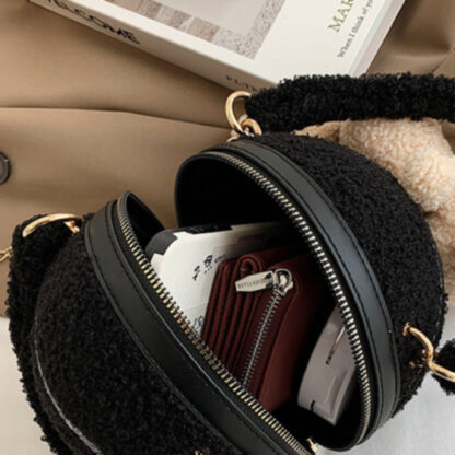 Winter Wool Basketball Handbag - Image 17