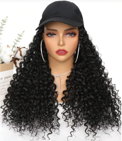 Boss Curly 16" Synthetic Wig Hat