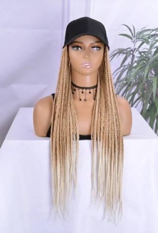Sasha 24" Synthetic Braids Wig Hat