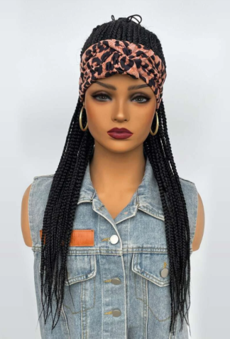 Headband Ponytail 26" Synthetic Braided Wig