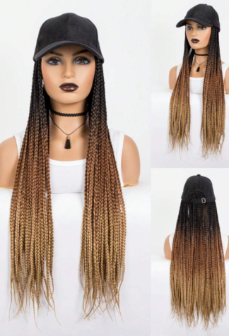 Ombre 26" Hat Wig