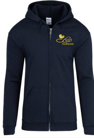 Gildan Hooded Sweatshirt - Navy Blue Laurentian University Nursing