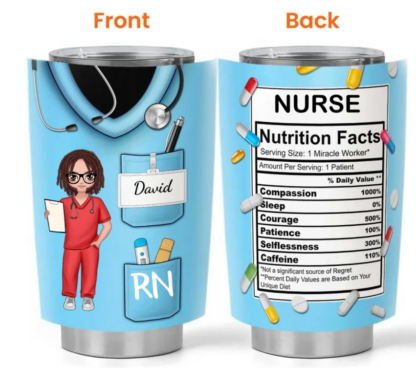20oz Personalized Tumbler Cup Male - Image 3