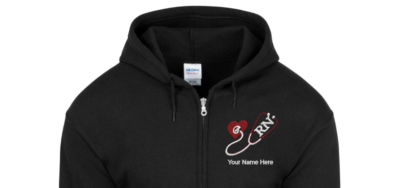 Gildan Hooded Sweatshirt - RN - Add Your Name - Image 2